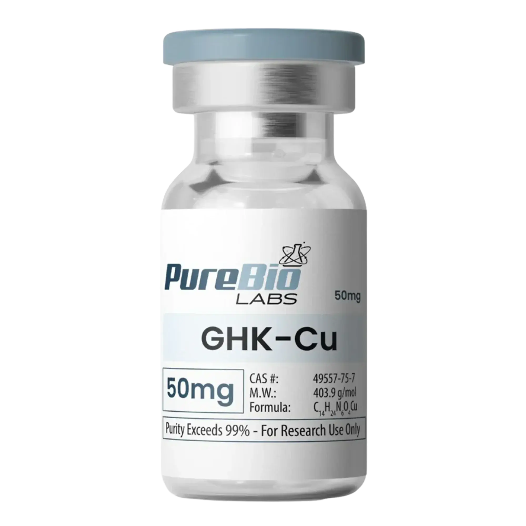 GHK-Cu Vial, 50mg - Laboratory-Grade Research Supply for Research & Laboratory Applications