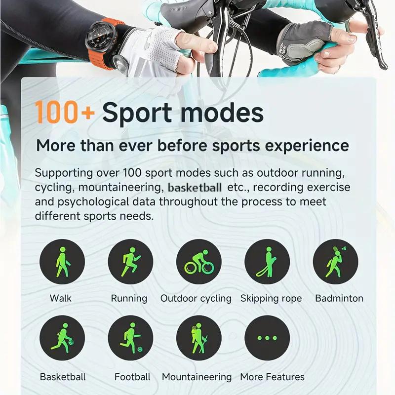 Smart Watch Multiple Sport Mode, Message Reminder, Fitness Wearable, IP67 Waterproof Touch Screen Watch, Sleep Monitoring, Multifunctional Smart Watch with High Battery Life, GPS Bluetooth Call, Back to Scool Gift