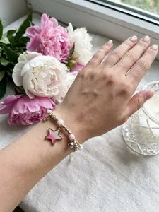 Gradient Star Braided Rope Bracelet, Cute Korean Style, All over Print, Cartoon Student Bracelet, Simple Personality, Girl Friend Gift
