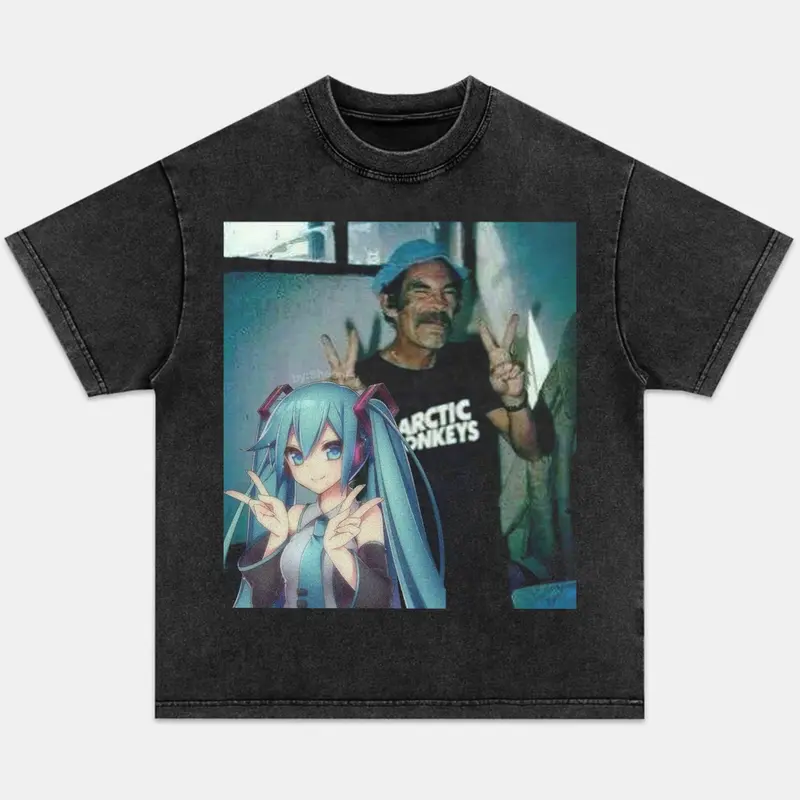 Hatsune Miku Anime Vintage T-Shirt, Funny Meme Graphic Tee
