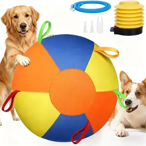 Reinforced Extra Large Herding Ball for Dogs, Inflatable Training & Exercise Toy