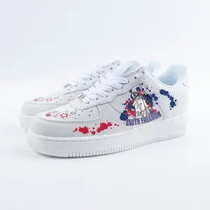 USA 250th Anniversary Custom Force White Sneakers Versatile Independence Day Casual Shoes