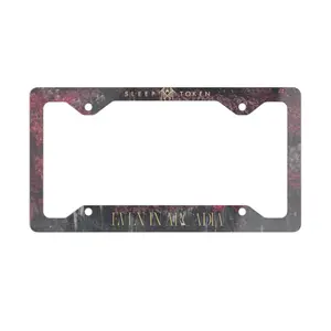 Even In Arcadia License Plate Frame, Sleep Token New Album Truck Tag, Car Front Plate Frame, Decoration, Aluminum