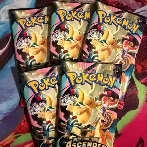 TCG Pokemon Ascended Heroes 5 Pack Bundle