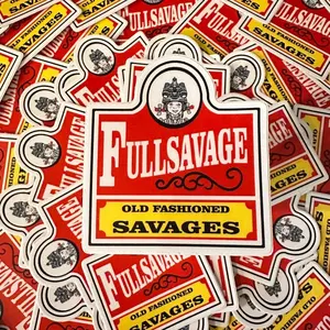 Old Fashioned Savages Sticker, Funny military Decal, Tactical Stickers, Vinyl Sticker, Bookish Sticker, Book Sticker, Laptop Sticker, Tumbler sticker, Water bottle sticker