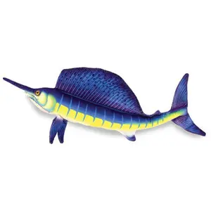 Real Planet™ Blue Sword Fish Realistic Plush Stuffed Animal plush stuffedanimals