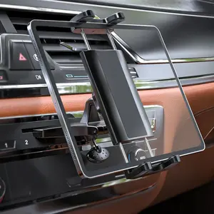 CD Slot  Tablet Mount for 4-13in iPad & Phone, Universal CD Player Tablet Holder with 360 Rotation for iPad Pro 12.9 11 10.5 9.7, iPad Air Mini 5 4 3 2 1,  Galaxy Tabs,  etc