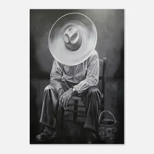 El Hombre  28x40″ Canvas Print