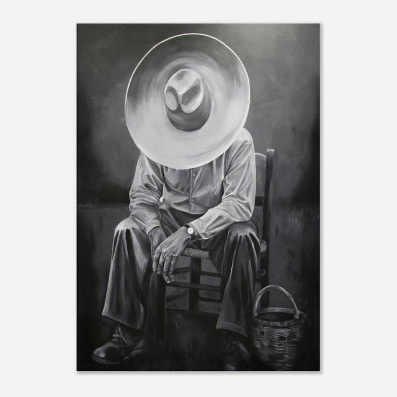 El Hombre  28x40″ Canvas Print