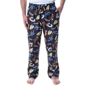 Nickelodeon Men's Adult Avatar The Last Airbender Cartoon Character Loungewear Pajama Pants