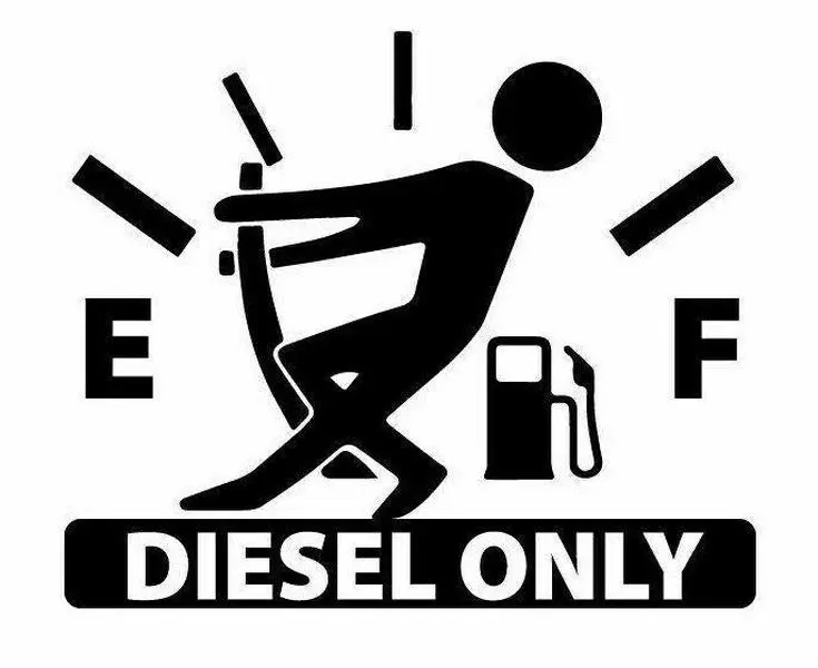 Diesel Only Decal