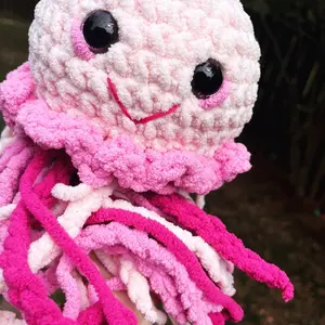 Amigurumi Jellyfish - Handmade Crochet Jellyfish - Custom Crochet Animals - Custom Plushie