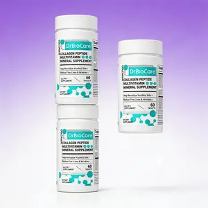 DrBioCare Collagen Peptide 3PCS 60 Tablets Each Skin Support Daily Multivitamin Beauty Wellness Supplement
