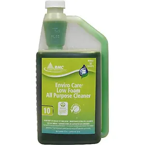 212 MAIN Rochester Midland RCM11822014 32oz Bio-Based Enviro Care Low-Foam All-Purpose Cleaner Spray Bottle, Yellow Green, Suitable for Floor Cleaning