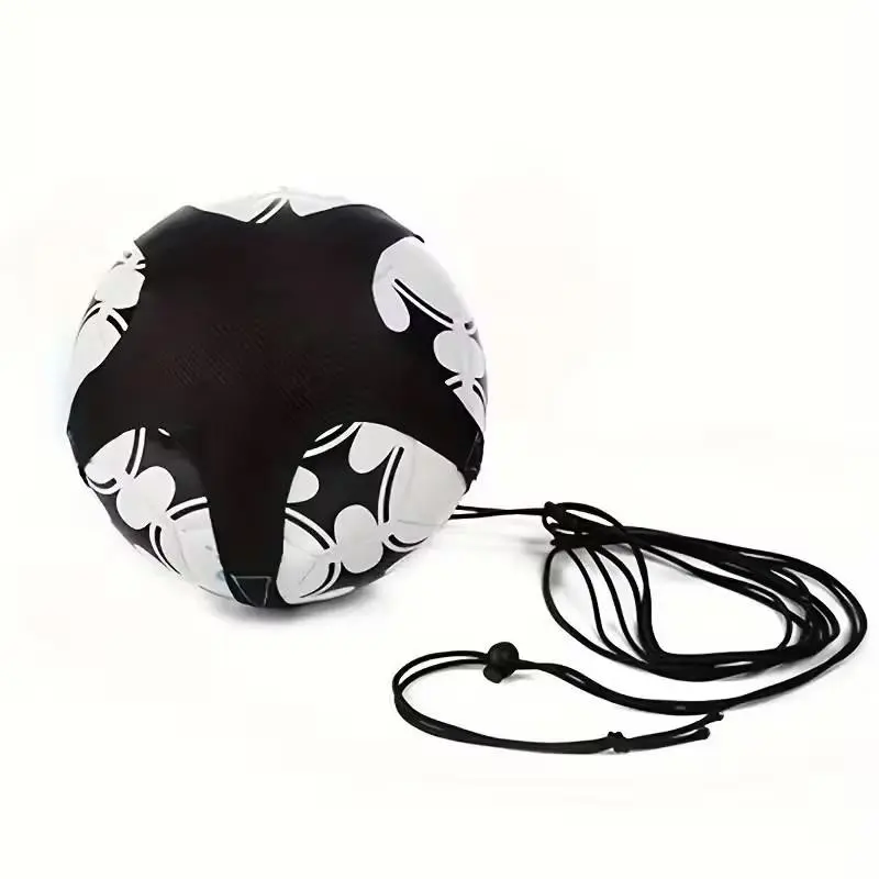 Single Person Training Tool, Elastic Soccer Ball Band, Adjustable Resistance, Enhance Ball Skills, Efficient Practice Anytime, No Ball Included
