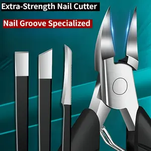 4pcs Professional Nail Care Set, Eagle Claw Clippers & Pedicure Kit, Precision Treatment for Ingrown Nails, Stainless Steel, Non-Slip Grip