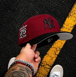 New Era MLB 59FIFTY Snapback Cap - NY Yankees/LA Dodgers Anniversary Patch, Unisex Classic Sport Streetwear, Adjustable Fit Sports Collectible Headwear