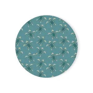 Stylish Cork Back Coasters - Vintage Pattern Drinkware, Home Decor, Gift for Hostess, Kitchen Accessories, Rustic Coaster Set