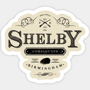 Shelby Company Ltd Peaky Blinders Logo Sticker – TV Show Inspired Vinyl 3FU