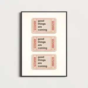 [UNFRAMED POSTER] Good Things Are Coming Poster Positivity Cute Poster
