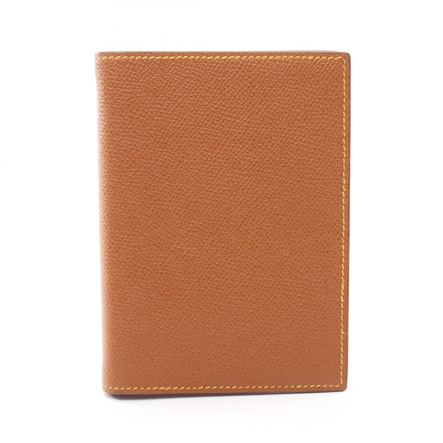 Pre-owned HERMÈS Calfskin Small Leather Goods Hermes Agenda GM Leather Notebook Cover
