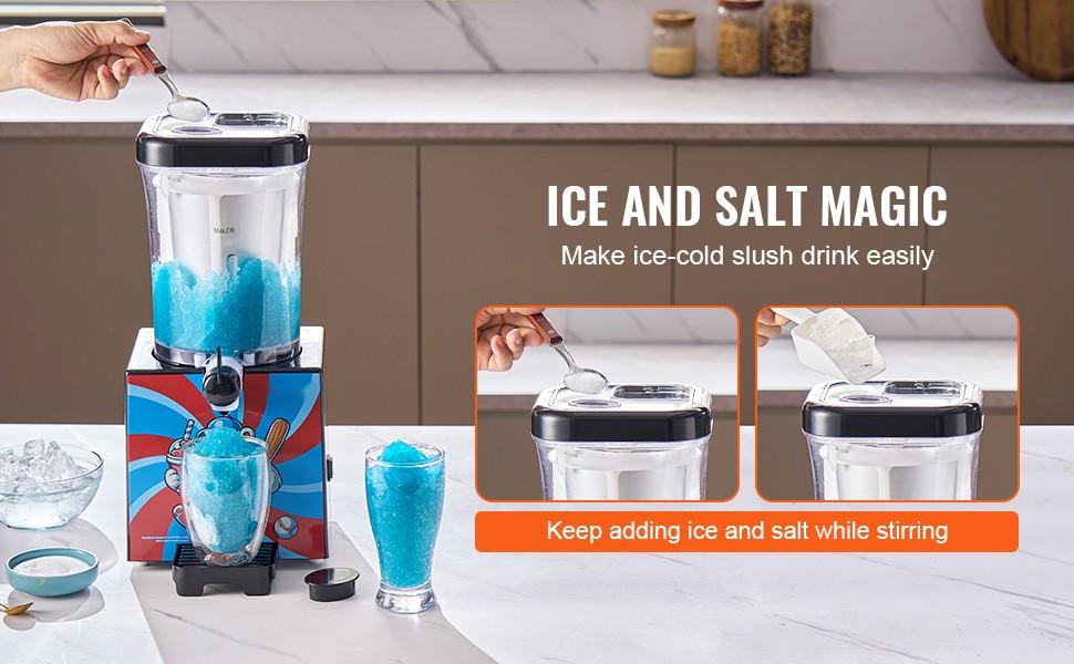 Slushy Machine For Home Use Margarita Slush Maker 34oz Frozen Drink Maker For Parties, Home Bar And Kitchen Countertop, Quick Freeze, Easy Operation, Ice Crusher, Smoothies And Frozen Cocktails, Large Capacity