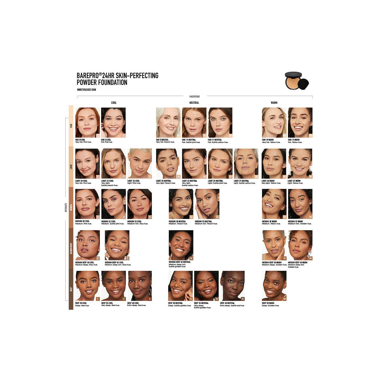 bareMinerals Barepro 24hr Skin-perfecting Pressed Powder Foundation in Light 25 Warm