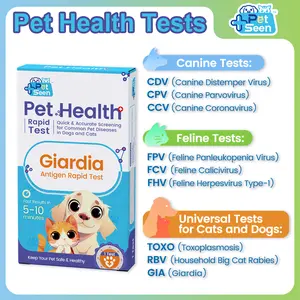 Pet parasite testing Flea and tick prevention PetSeen pet use Family health test
