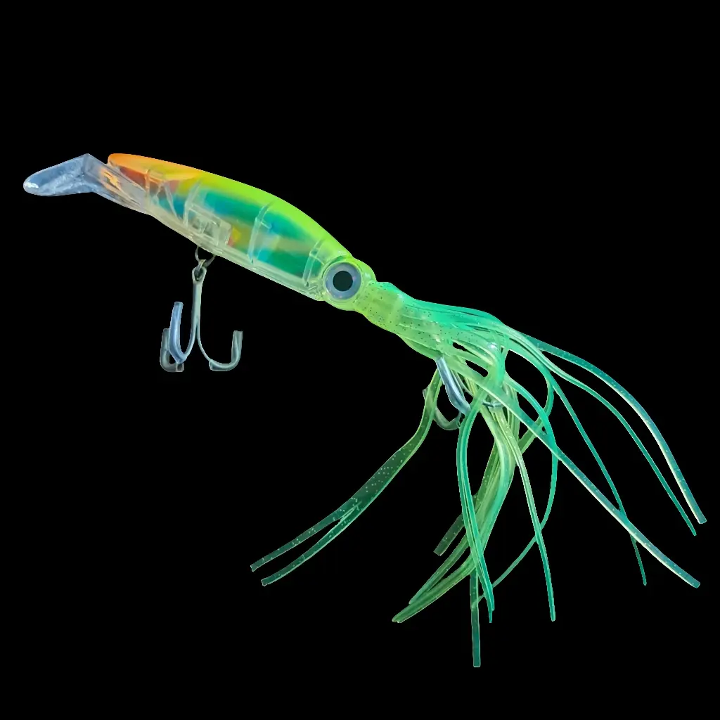 Squid Lure for Trophy Fish - Big 9 inch Squid Lure 1.44 Oz
