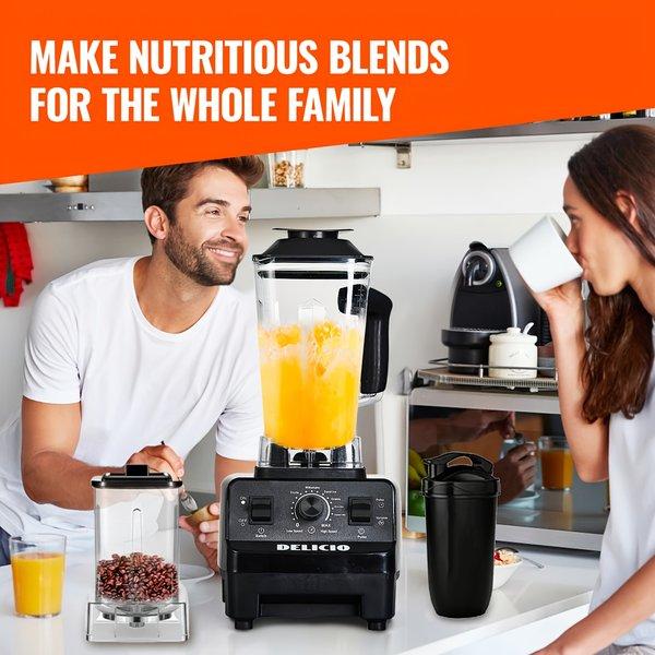 330W Powerful Blender for Smoothies Milkshakes Juices Easy Clean Home Kitchen Appliance Durable Design for Family Use