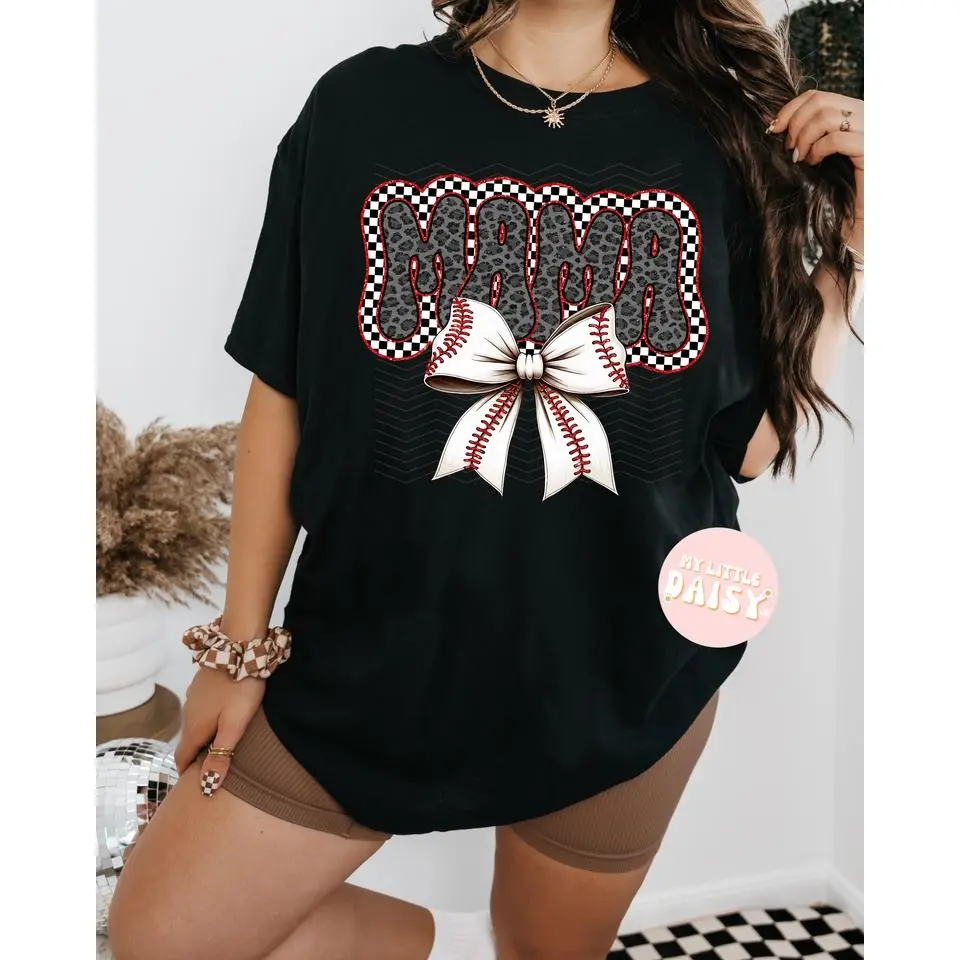 mama baseball bow, baseball mama, sports mama shirt/sweatshirt mama baseball bow, baseball mama, sports mama shirt/sweatshirt