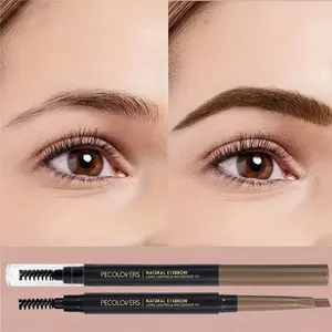1PC Double-headed Eyebrow Pencil - Multiple Colors Available, Smudge-proof, Durable and Convenient, Gentle and Delicate