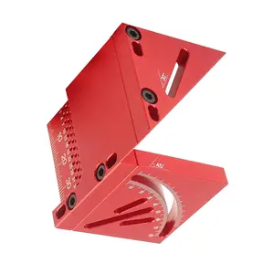 Circle Center Finder Tool,  Alloy 45?/90? Angle Marking Square,  Multi-Angle Measuring Ruler for Woodworking, Engineering & DIY
