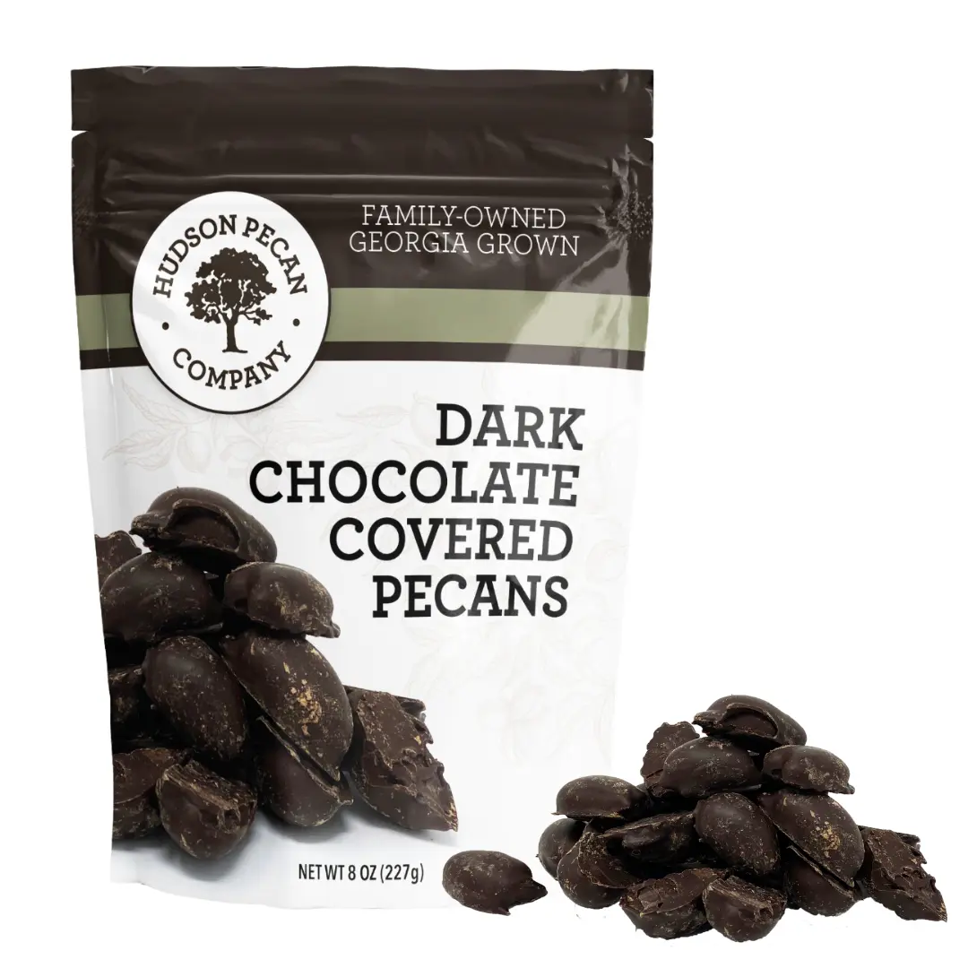 Dark Chocolate Covered Pecans