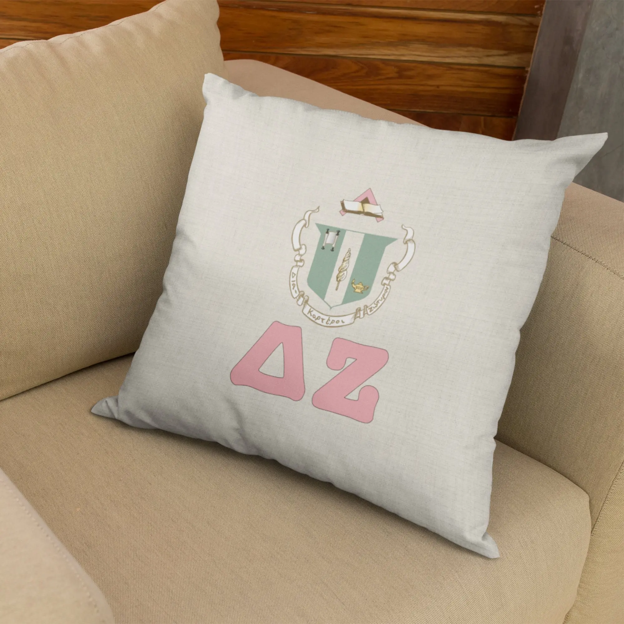 Delta Zeta Sorority Pillow - Perfect Big Little Gift!