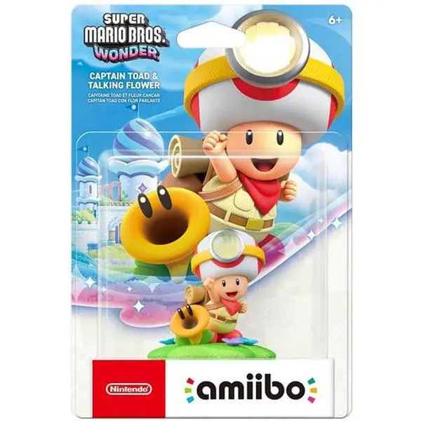 Toys to Life: Nintendo amiibo - Super Mario Bros. Wonder Series - Captain Toad & Talking Flower  [GAMES ACCESSORIES] Universal Game