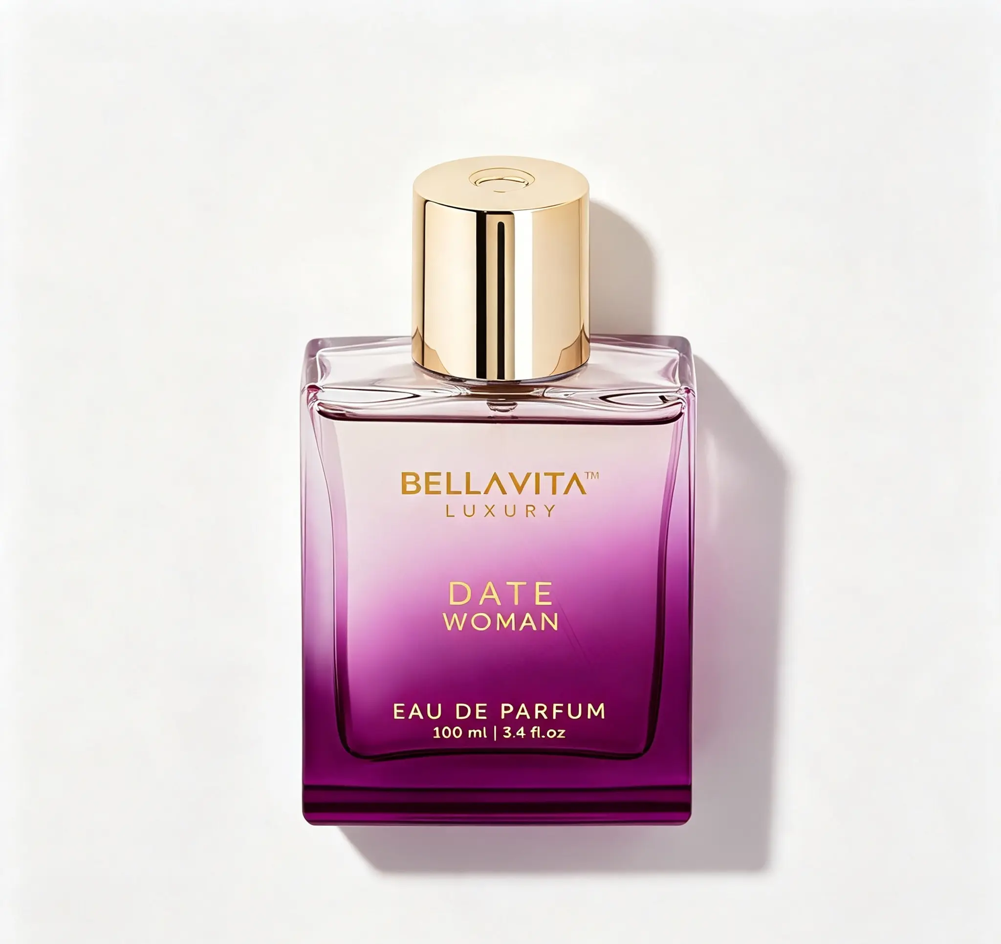 Bella Vita Luxury DATE Eau de Parfum for Women 100ml / 3.4 fl oz – Floral, Pink Pepper, Jasmine & Moss Long-Lasting Women's Fragrance, Romantic Date Night Perfume, Luxury Gift for Her