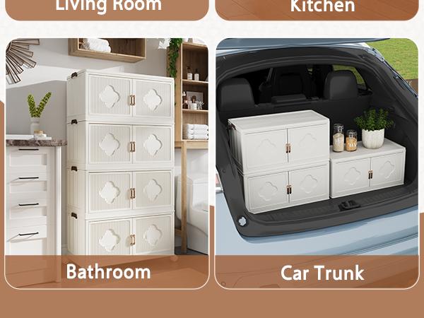 AECOJOY Storage Box Super Large Foldable with Lid Large Stackable Bins Customizable Design for Home & Office Organization High-Quality Sturdy Material Organiser