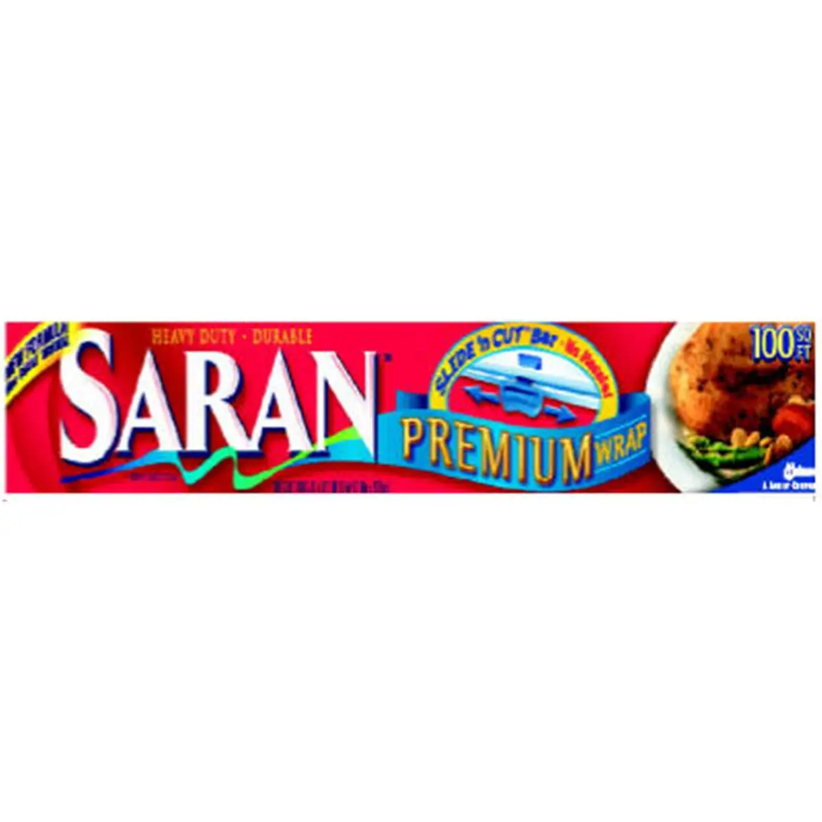 212 MAIN Disposable Saran Premium Food Storage Wrap, 100 ft. Roll Form, Dog & Cat Feeding Supplies