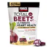 Force Factor Total Beets Ultimate Heart Health Chews for Blood Pressure Support, with Beetroot Powder, CoQ10, B Vitamins & Grapeseed Extract for Blood Flow & Energy, Pomegranate Berry, 60 Soft Chews