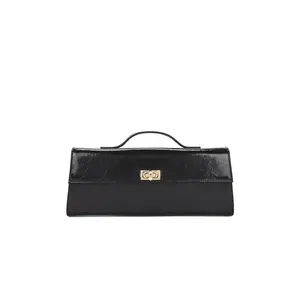 Nakedvice The Phoenix Clutch in Black & Gold