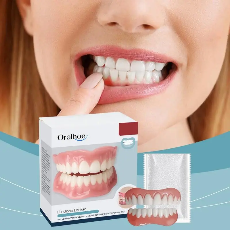 Oralhoe Denture Modification Set Enhances Smile Aesthetics Natural Fit Comfortable Material Denture Decoration