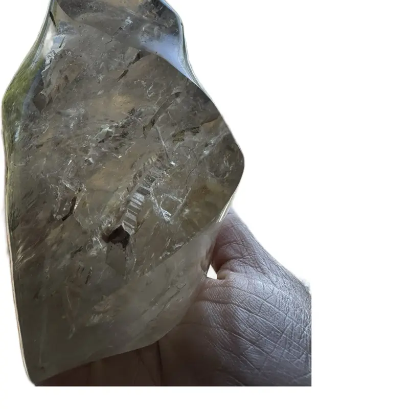 Golden Smoky Quartz Portal Flame – Crystal City Formation Weight 2.42lbs energy protection Intention-Powered Natural crystals stone crystalscarving original energy crystal Combination