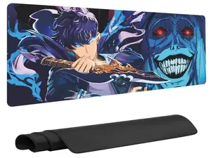 Dark Anime Monster Desk Mat Large Mouse Pad Gaming Setup Style