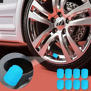 [Summervibes] 8- or 16-Pack Tire Valve Caps — Anti-Corrosion & Leak-Proof; Maintains Tire Pressure; Universal Fit for Cars, Trucks, SUVs, Motorcycles, and Bicycles