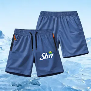 Men's Activewear Shorts Lightweight – Breathable Gym Running Shorts with Elastic Waist Drawstring & Zipper Pockets, Ideal for Basketball, Workout, Outdoor Sports & Summer Casual Style