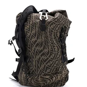 Pre-owned FENDI Canvas Plain Backpacks Sarah Coleman Ferrino Ripstop Backpack Vertigo Zucca Canvas by Rebag