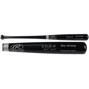 Dave Winfield New York Yankees Autographed Black Big Stick Bat with HOF 01 Inscription - Fanatics Authentic Certified