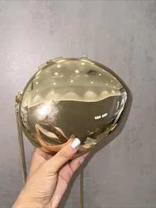 Women's Elegant Metal Evening Bag, Fashionable Chain Strap Shoulder Bag for Party, Trendy All-match & Exquisite Bag for Birthday Gift, Chain Crossbody Bags