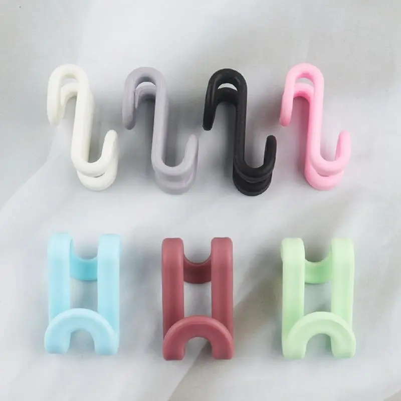 Hanger Hook S-Hook Hook Wardrobe Finishing Hook Hanger Hook Plastic Hooks